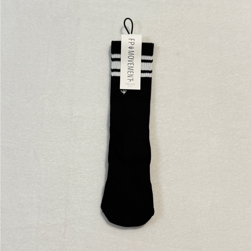 Free People Black and White Athletic Socks
